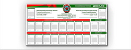 Информационный стенд для ДОСААФ